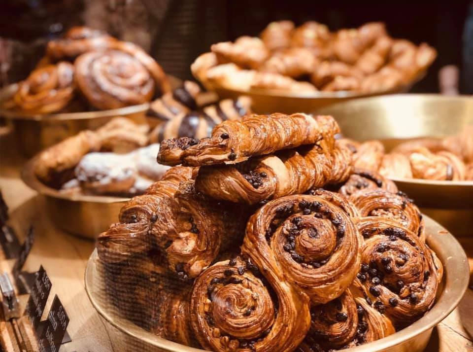 Freshly baked pastries at Entree, Tbilisi.
